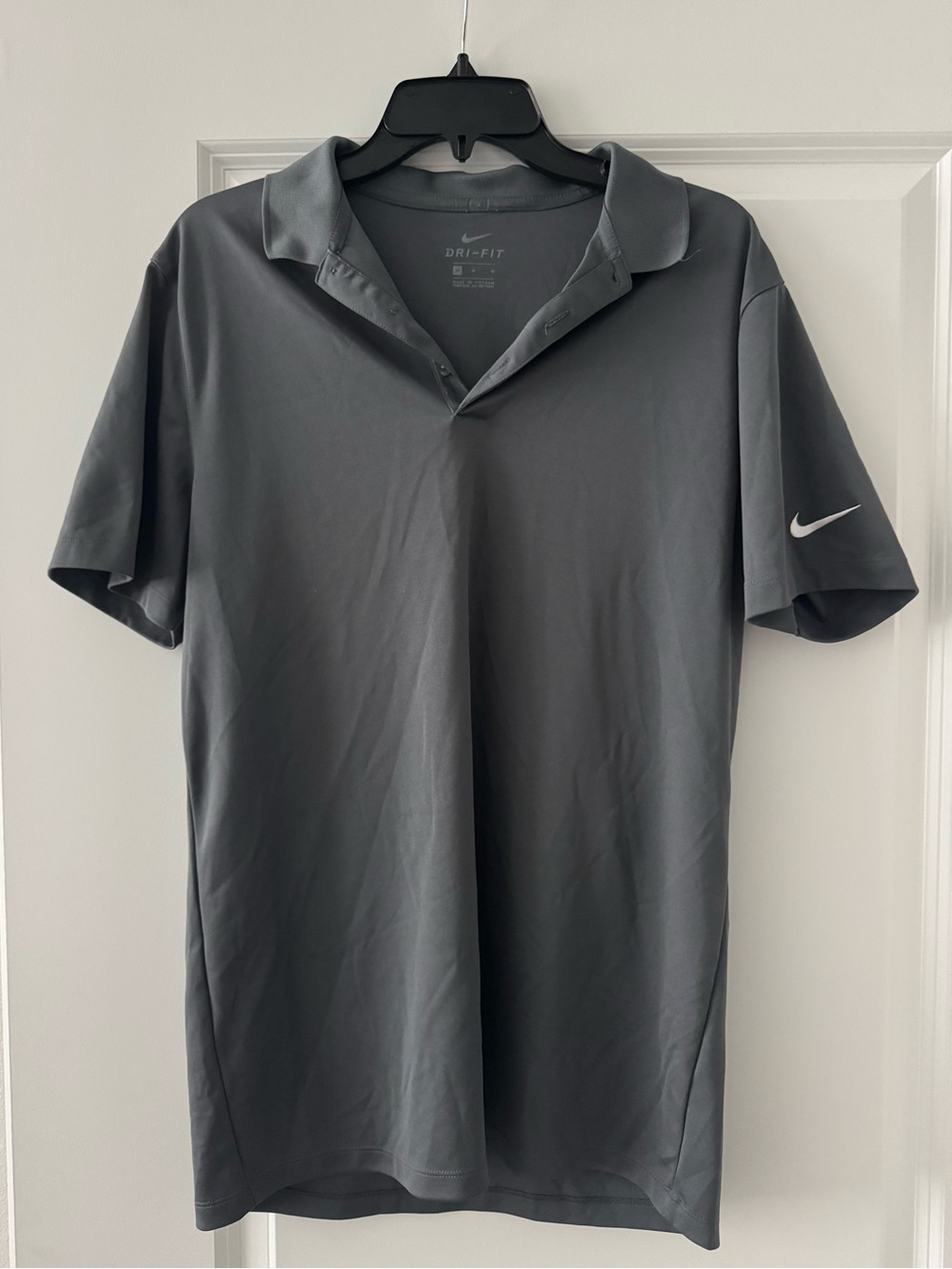 Nike Men's Dri-FIT Grey Performance Polo